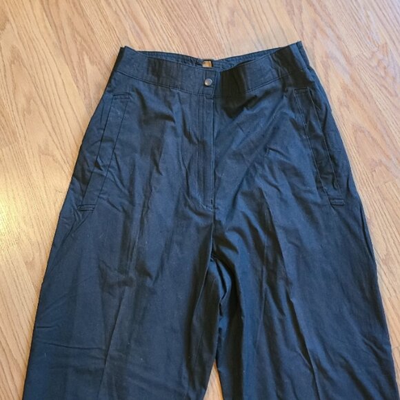 RARE NEW NWT! VINTAGE 80s SAMANTHA SCOTT JAPANESE HIGH RISE BELT-BACK TROUSER 8 - Picture 3 of 7